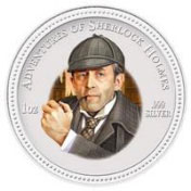 изображение холмса и ватсона на монетах