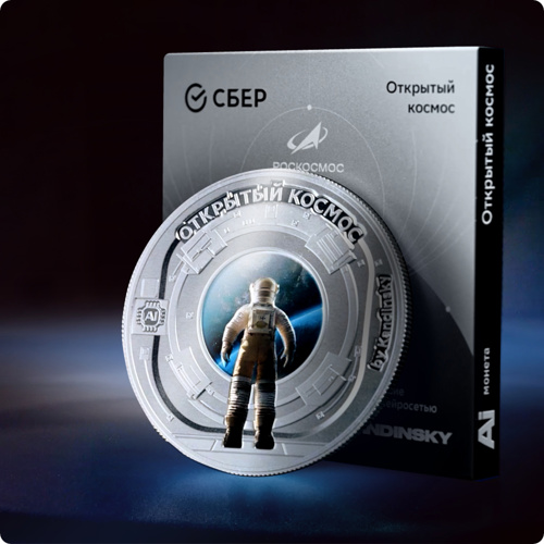 Сбер собирается продавать монеты, побывавшие на МКС