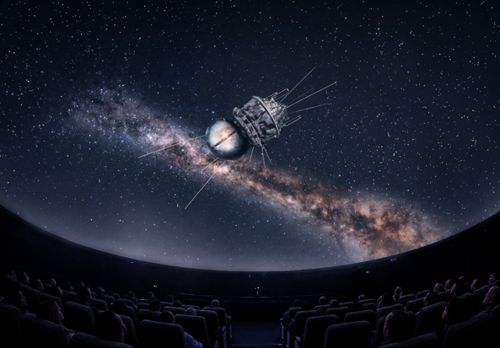Сбер создал полнокупольный фильм о первом полёте человека в космос и передал его в дар планетариям России