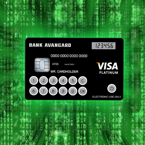 Банк Авангард приступает к выпуску нового типа карт Visa Platinum с дисплеем Банк Авангард приступает к выпуску нового типа карт Visa Platinum с дисплеем