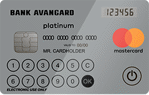 Авангард банк / Карта MasterCard Platinum с дисплеем