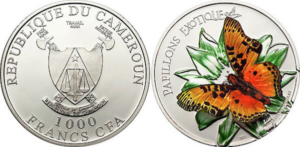3-D - Экзотическая бабочка (Камерун)