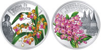 Уральский банк Сбербанка России предлагает первые "весенние" монеты с изображением орхидей